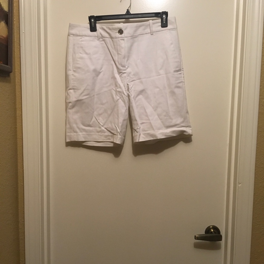 Michael Kors White Bermudas for Casual Wear